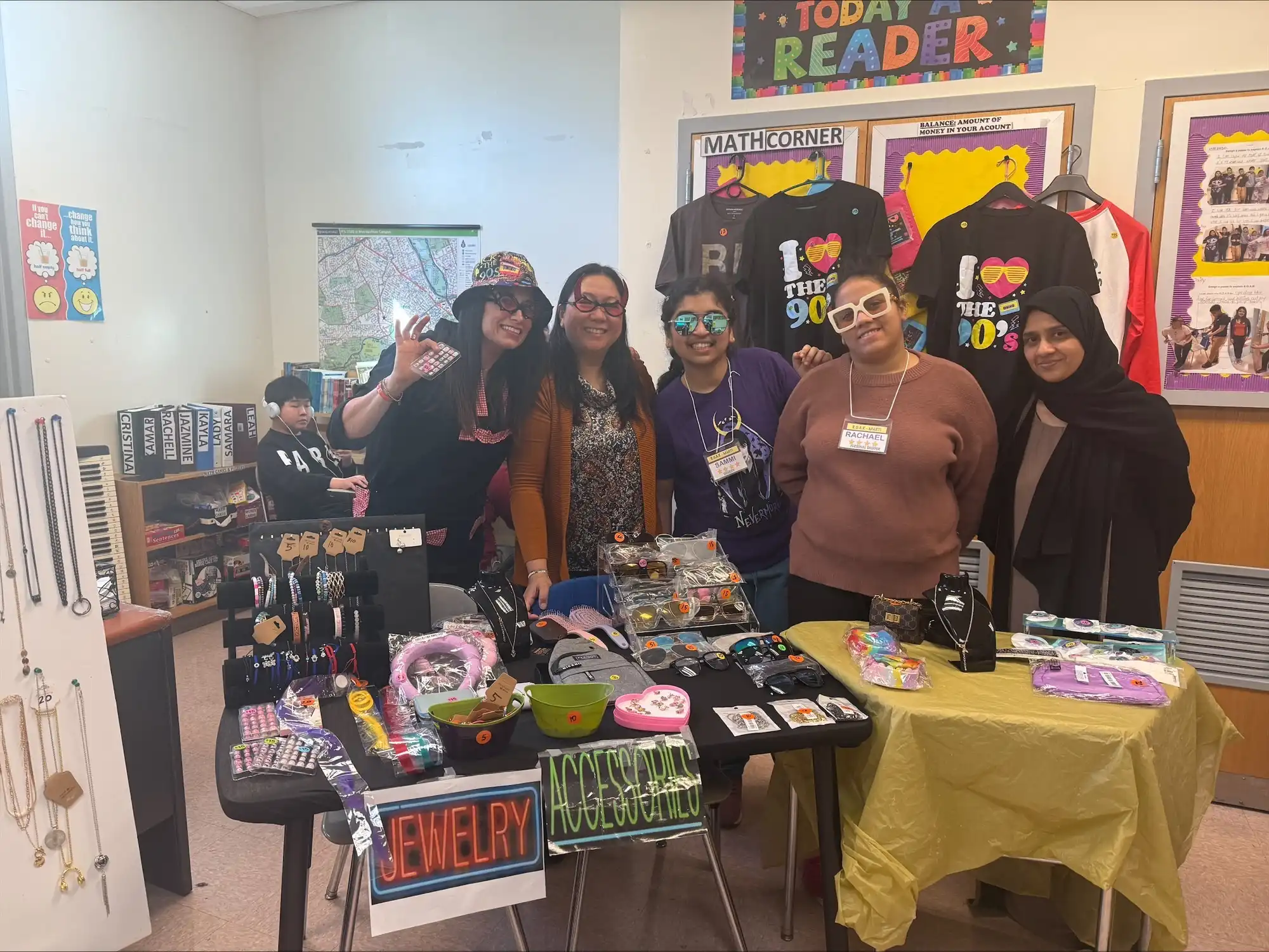 students in their classroom store